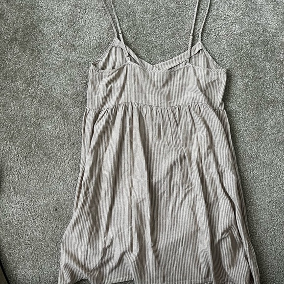Volcom Tan Striped Summer Dress - Picture 3 of 3
